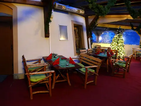 Wintergarten auf der Terrasse