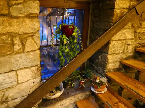 Fenster am Treppenaufgang