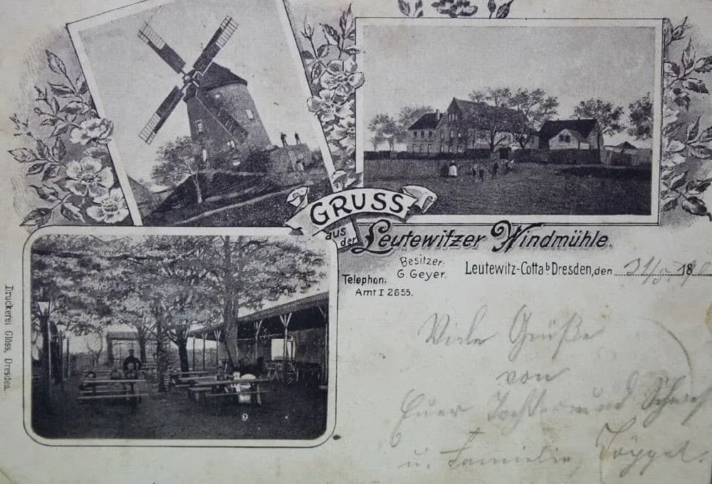 Gruß aus der Leutewitzer Windmühle